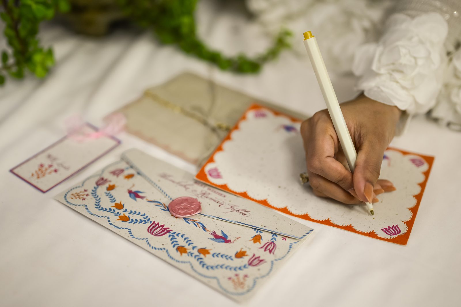 Handmade paper detail